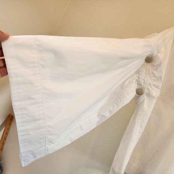 Yohji Yamamoto Takeshi Kosaka By Y's Pink Label White Shirt Removable Slv Sz 2 - Picture 9 of 16